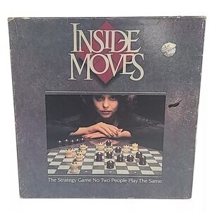 Vintage 1985 Parker Brothers Inside Moves Board Game - Complete